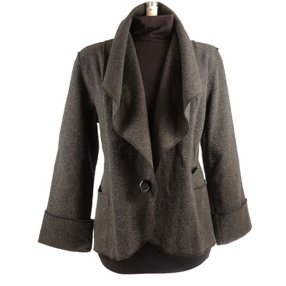 Janska Heather Gray Lightweight Jacket - Picture 5 of 6